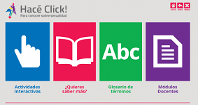 Hacé Click! Para conocer sobre sexualidad